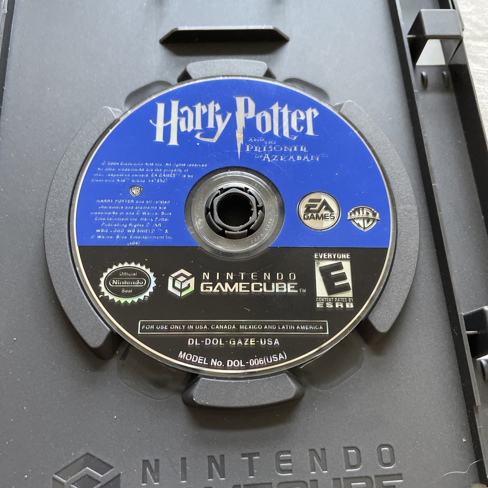 2004 Nintendo GameCube Harry Potter and the Prisoner of Azkaban Tested No Manual - Picture 3 of 4